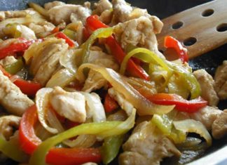 Pollo en escabeche con 180 calorías