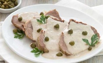 Exquisito vitel toné con 190 calorías