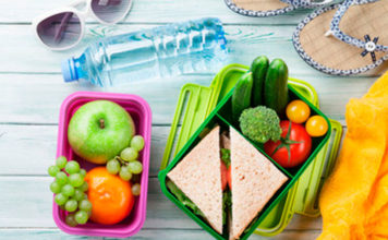 Plan semanal con ensaladas, jugos y colaciones ideal para las vacaciones