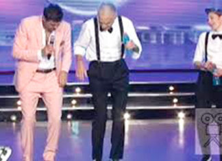 El Dr. Cormillot baila Tap con Marcelo Tinelli