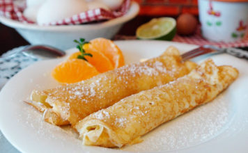 Deliciosos panqueques de manzana con 160 calorías panqueques_light