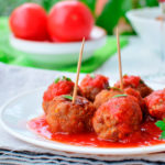 Nutritivas albóndigas de carne, trigo, maní y verduras con 100 calorías