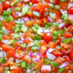 Salsa criolla light con solo 70 calorías