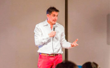 Sergio Verón en Colonia Caroya