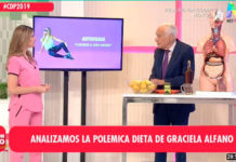 El Dr. Cormillot opinó sobre la exótica dieta de Graciela Alfano