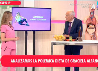 El Dr. Cormillot opinó sobre la exótica dieta de Graciela Alfano