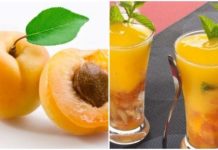 Postre de damascos y granizado de yogur con solo 65 calorías