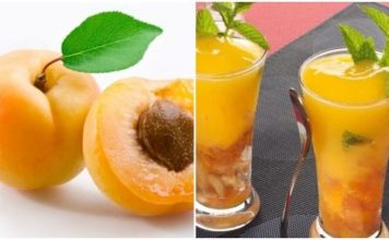 Postre de damascos y granizado de yogur con solo 65 calorías