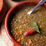 guiso de lentejas vegetariano