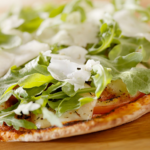 pizza con rucula