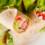 Exquisitos rolls de pollo versión light