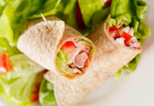 Exquisitos rolls de pollo versión light