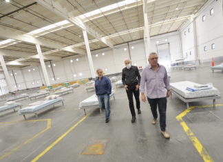 El Dr. Cormillot y el intendente Julio Zamora recorrieron el Centro de Aislamiento de Emergencias de Tigre