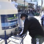 Instalan tanques de agua comunitarios en Malvinas Argentinas para prevenir el coronavirus