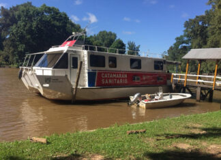 Cronograma de atención médica del catamarán sanitario de Tigre durante marzo