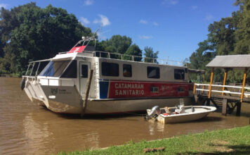 Cronograma de atención médica del catamarán sanitario de Tigre durante marzo