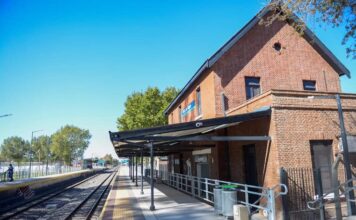 Inauguran la renovada estación de ferrocarril de Villa de Mayo en Malvinas Argentinas