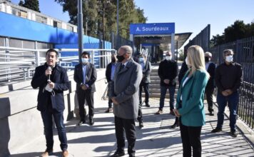 Inauguran en Malvinas Argentinas la estación Ingeniero Sourdeaux