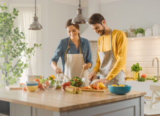 Tres recetas saladas y dos dulces SIN TACC y reducidas en calorías cocina en pareja, cocina apto celíacos, recetas celiaquía