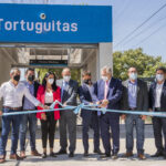 Noe Correa y el presidente Alberto Fernández inauguraron la renovada estación Tortuguitas en Malvinas Argentinas
