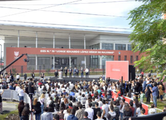 Inauguran en Tigre la Escuela Secundaria Nº19 Jorge Eduardo López Héroe de Malvinas