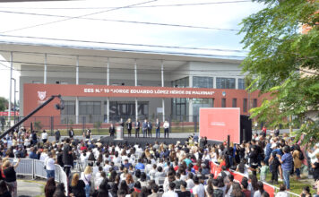 Inauguran en Tigre la Escuela Secundaria Nº19 Jorge Eduardo López Héroe de Malvinas