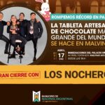 Malvinas celebra la Pascua con la Tableta artesanal de chocolate más grande del mundo y un show de Los Nocheros