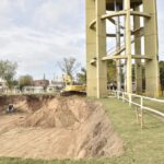 Avanza en Grand Bourg la construcción de una nueva cisterna que abastecerá de agua a miles de familias de Malvinas Argentinas