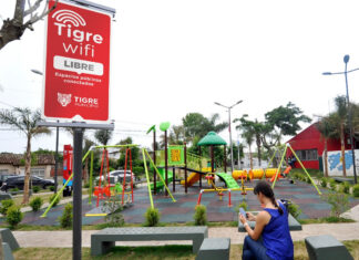 Tigre pone a disposición más de 50 puntos de acceso a WiFi gratuito en plazas y espacios públicos