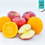 Postre bicolor de frutas al jengibre con solo 120 calorías