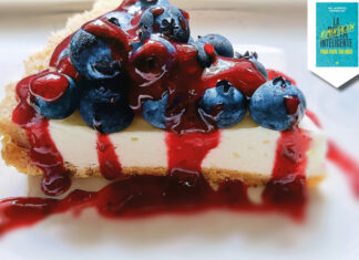 Exquisita tarta de frutos del bosque con solo 150 calorías por porción