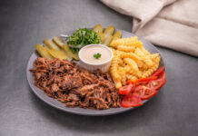 Exquisito shawarma de cordero o pollo