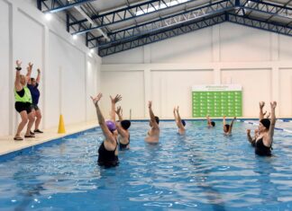 Leo Nardini, Noe Corea y Luis Vivona, realizaron la reapertura del Gimnasio Municipal de Malvinas Argentinas
