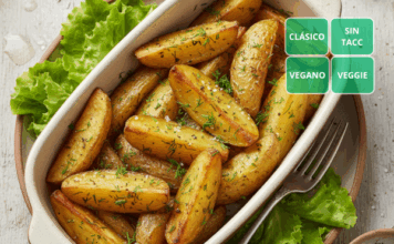 Papas Cuña al Eneldo: El acompañamiento perfecto para tu mesa de Fiestas